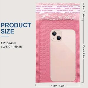 Bubble pink shipping enveloppe pack of 9